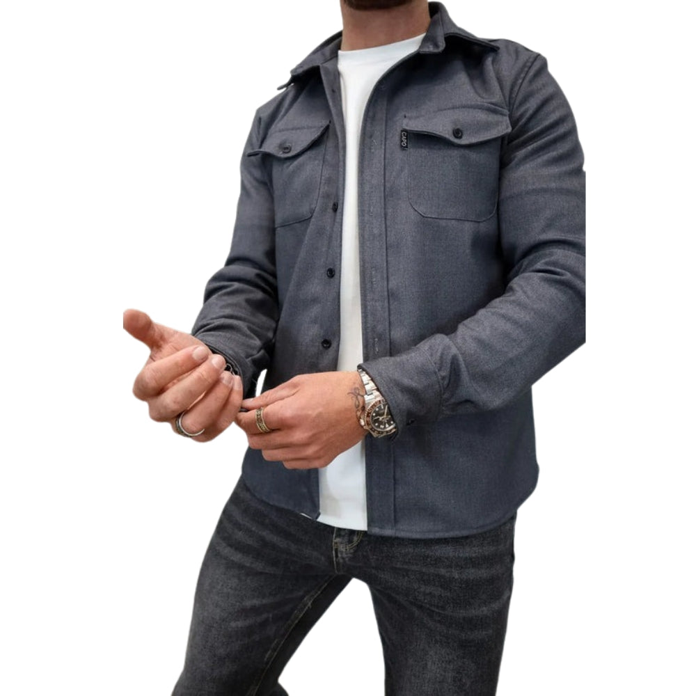 Lorenzo – Moderne Herreskjorte i Klassisk Casual Stil