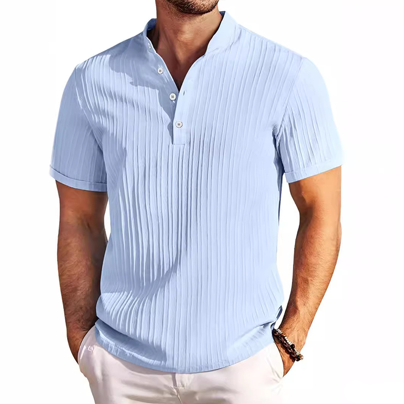 AntonioFerrelli T-shirt til mænd med ståkrave