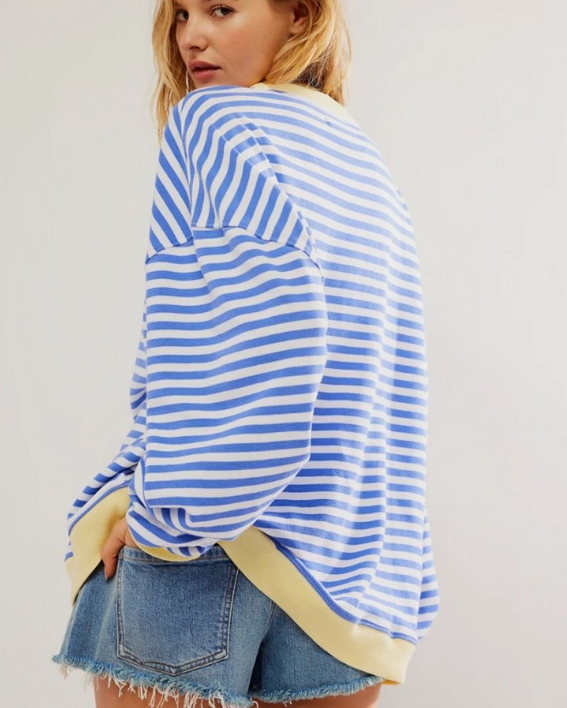 MatteoDistinto Oversized stribet sweater til kvinder