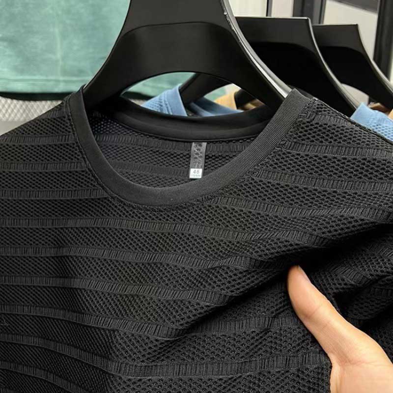 MatteoCaruso Ice Mesh-T-shirt