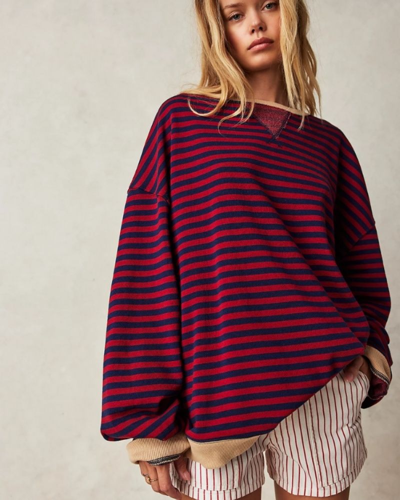MatteoDistinto Oversized stribet sweater til kvinder