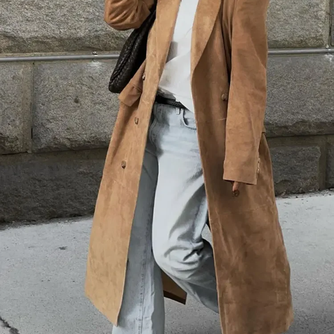 LucaRinaldi Ideel Ruskind Trenchcoat til kvinder