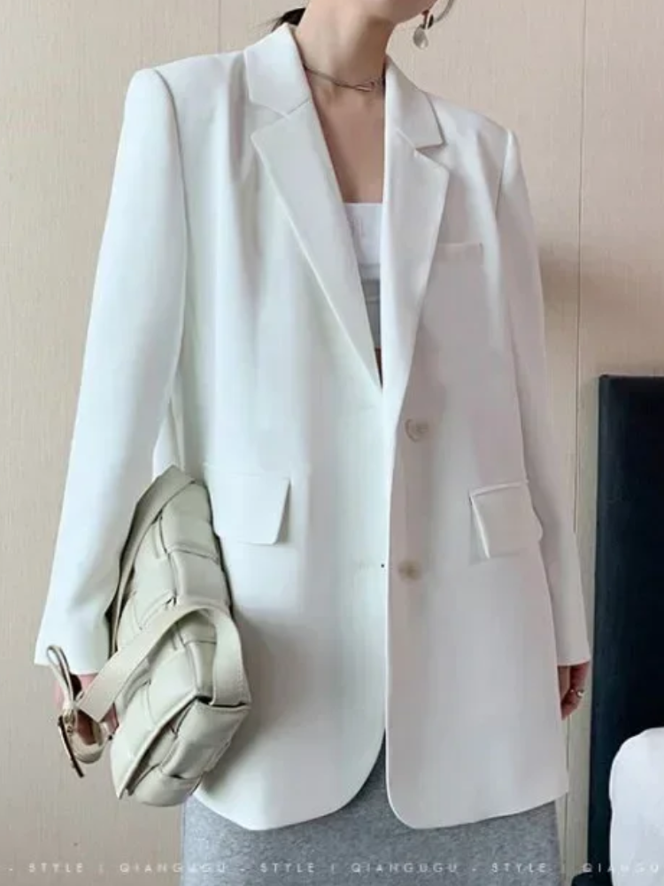 DarioSarti Slim Fit Lang Blazer til kvinder