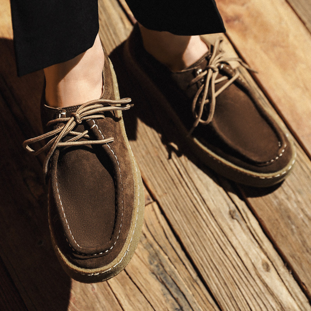 MatteoRicci Premium Suede Lædersko