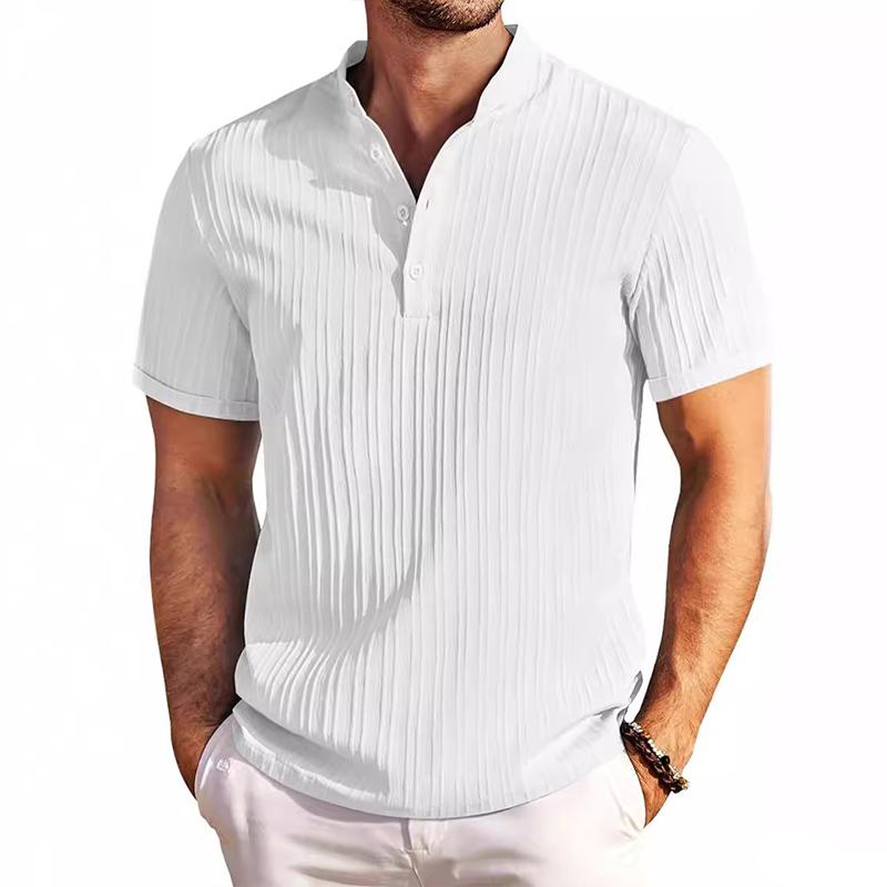 AntonioFerrelli T-shirt til mænd med ståkrave