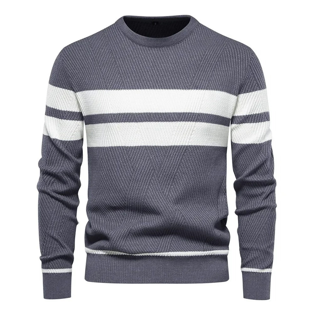 Luca – Slim-Fit Striktrøje til Mænd