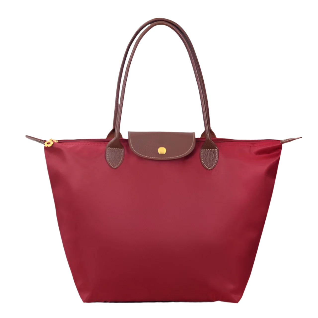 Giulia – Struktureret Dame Skuldertaske i Oxford-Stil