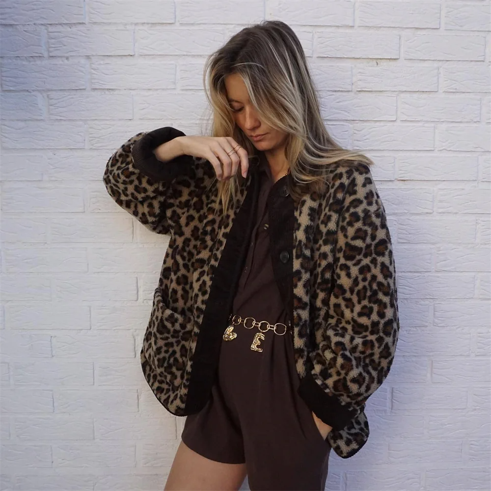 RiccardoValesi Jakke Med Leopardprint Til Kvinder