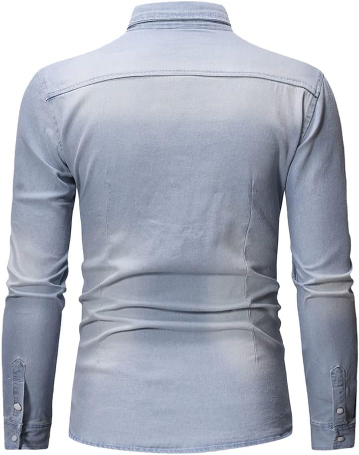 EmilioZanetti Stretch Jeans Skjorte