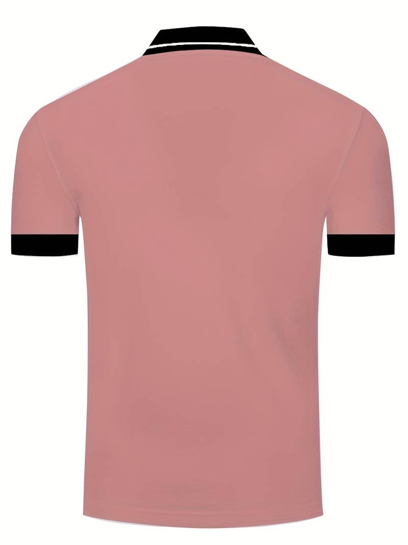 Luca – Casual ensfarvet polo til mænd