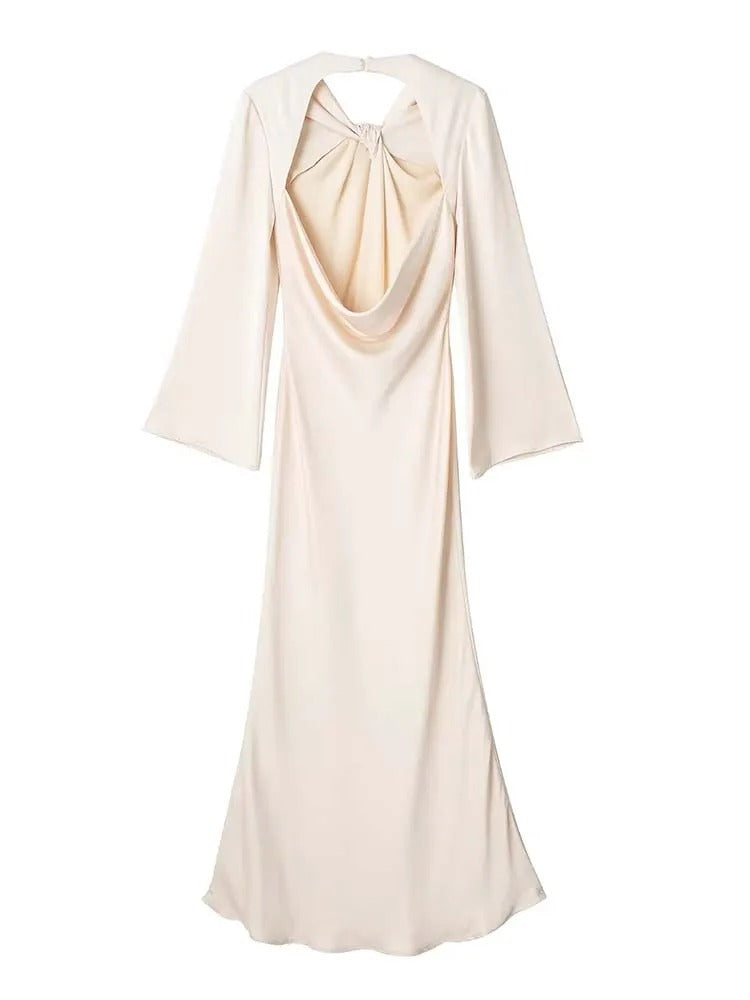 AlessiaMontelli Snow Satin Kjole