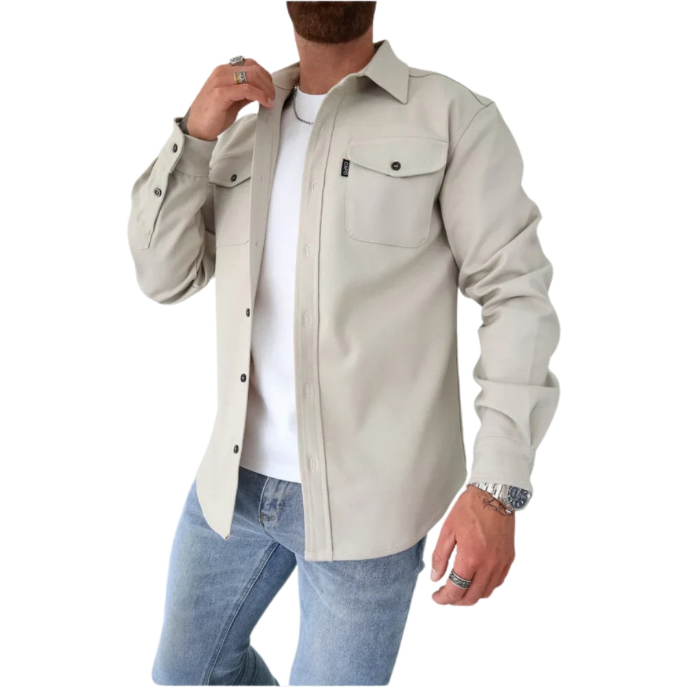 Lorenzo – Moderne Herreskjorte i Klassisk Casual Stil