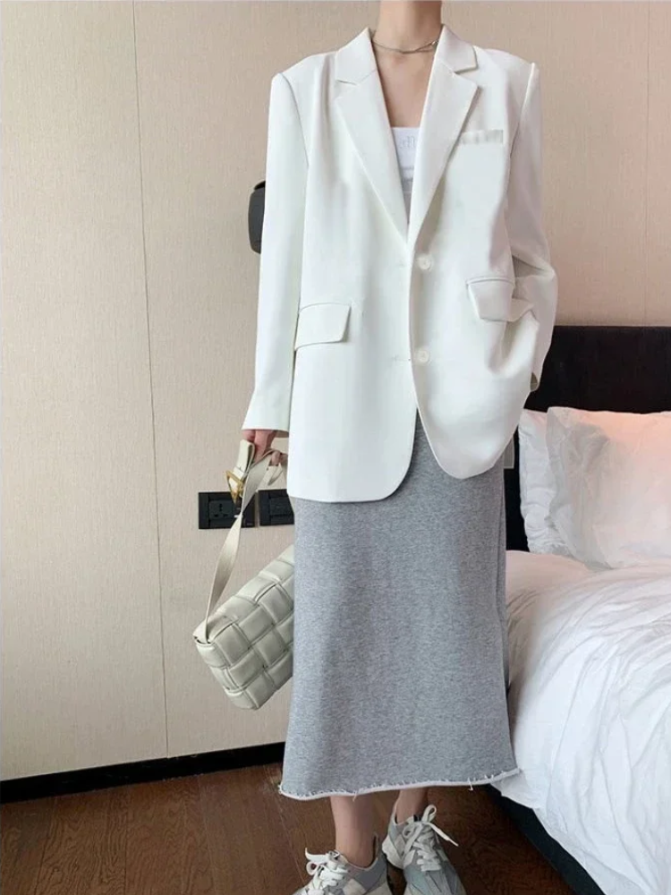 DarioSarti Slim Fit Lang Blazer til kvinder