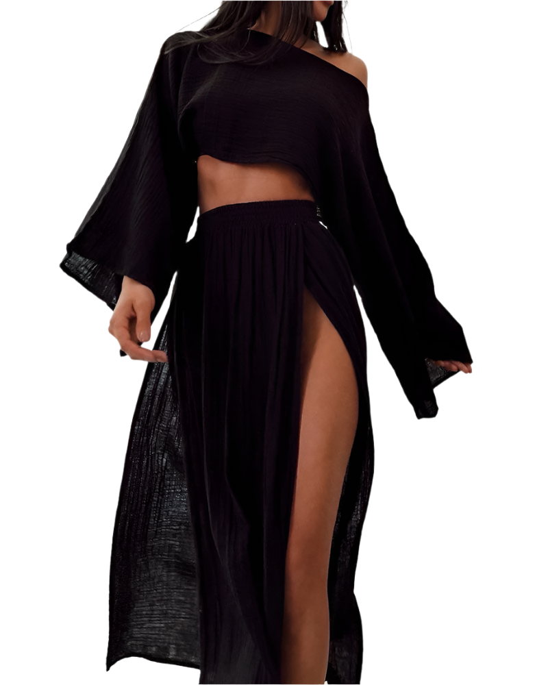 Elena – Boho-Chic Kvinders Bomuldssæt