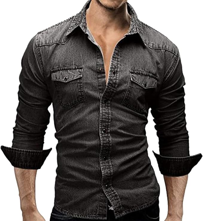 EmilioZanetti Stretch Jeans Skjorte