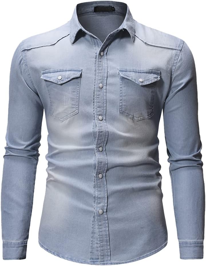 EmilioZanetti Stretch Jeans Skjorte