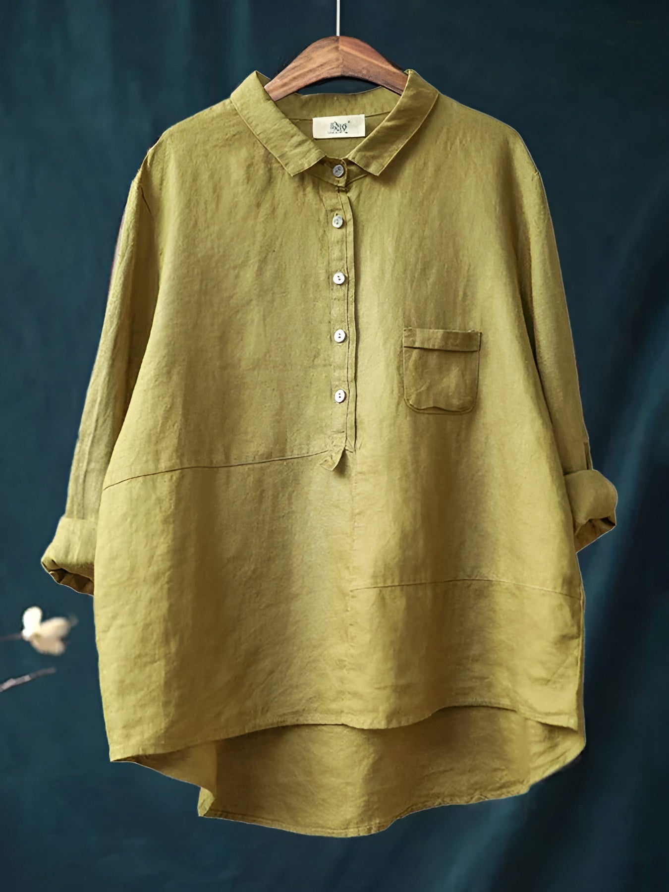 Clara – Komfortabel Langærmet Damebluse