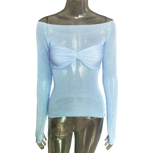 Irma | Top med afskåret skulder