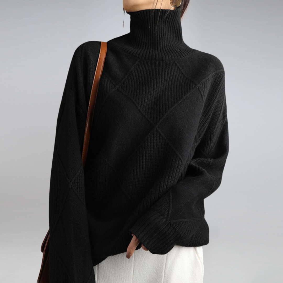 Camille – Blød Striktrøje til Kvinder med Elegant Look
