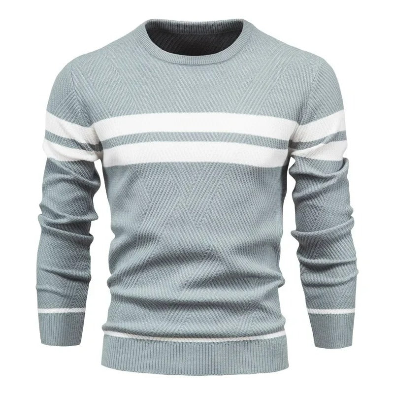Luca – Slim-Fit Striktrøje til Mænd