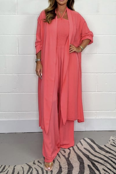 LuciaBellini 2-delt sæt med brede ben