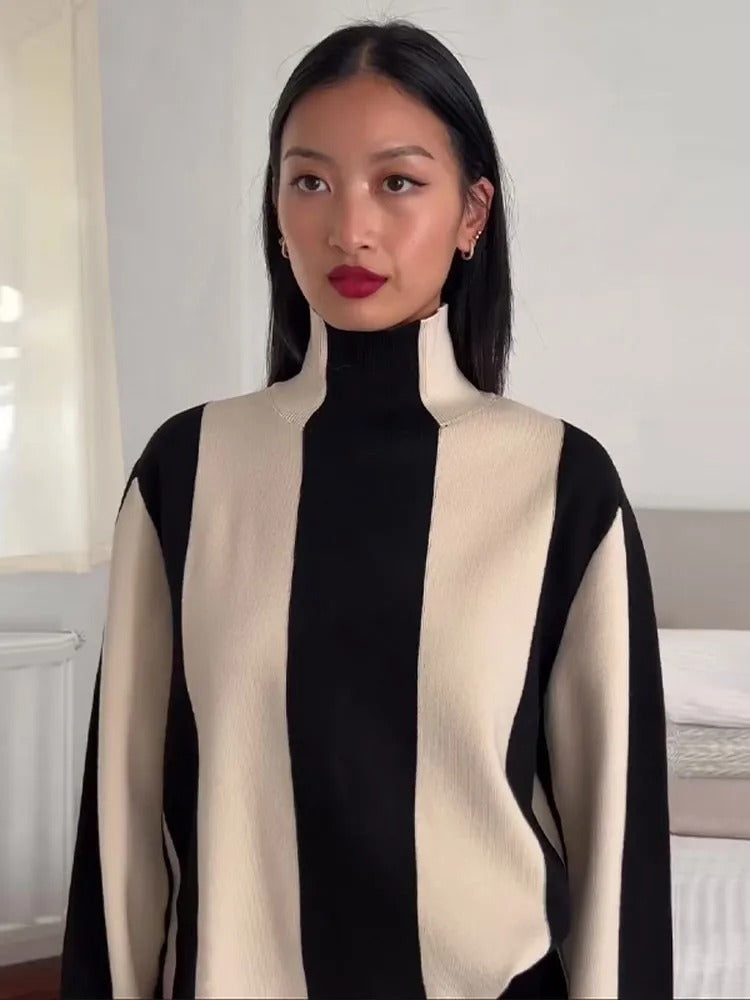 StefanoRinaldi Lodret stribet sweater