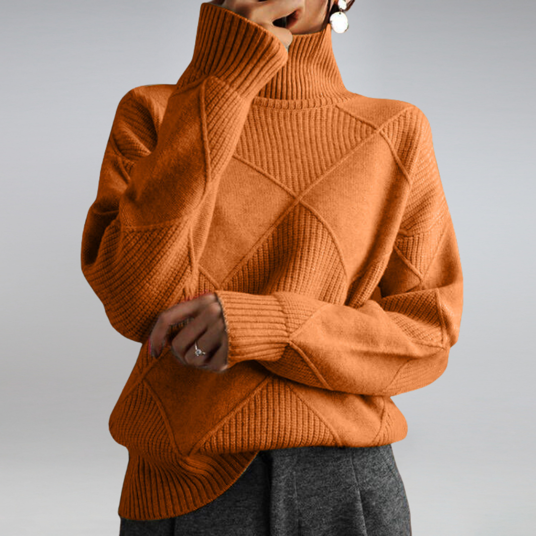 LucaBardi Luxury Turtleneck Sweater til kvinder