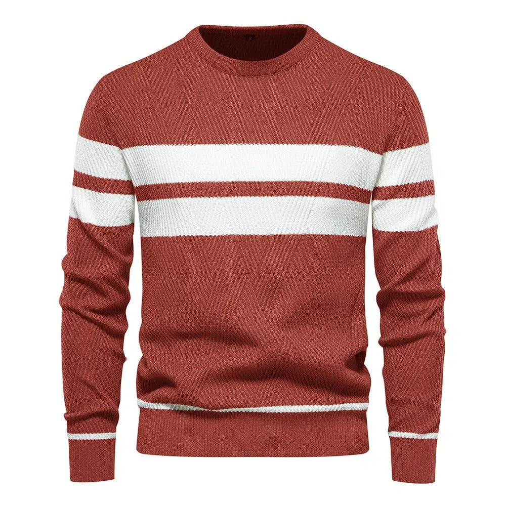 Luca – Slim-Fit Striktrøje til Mænd