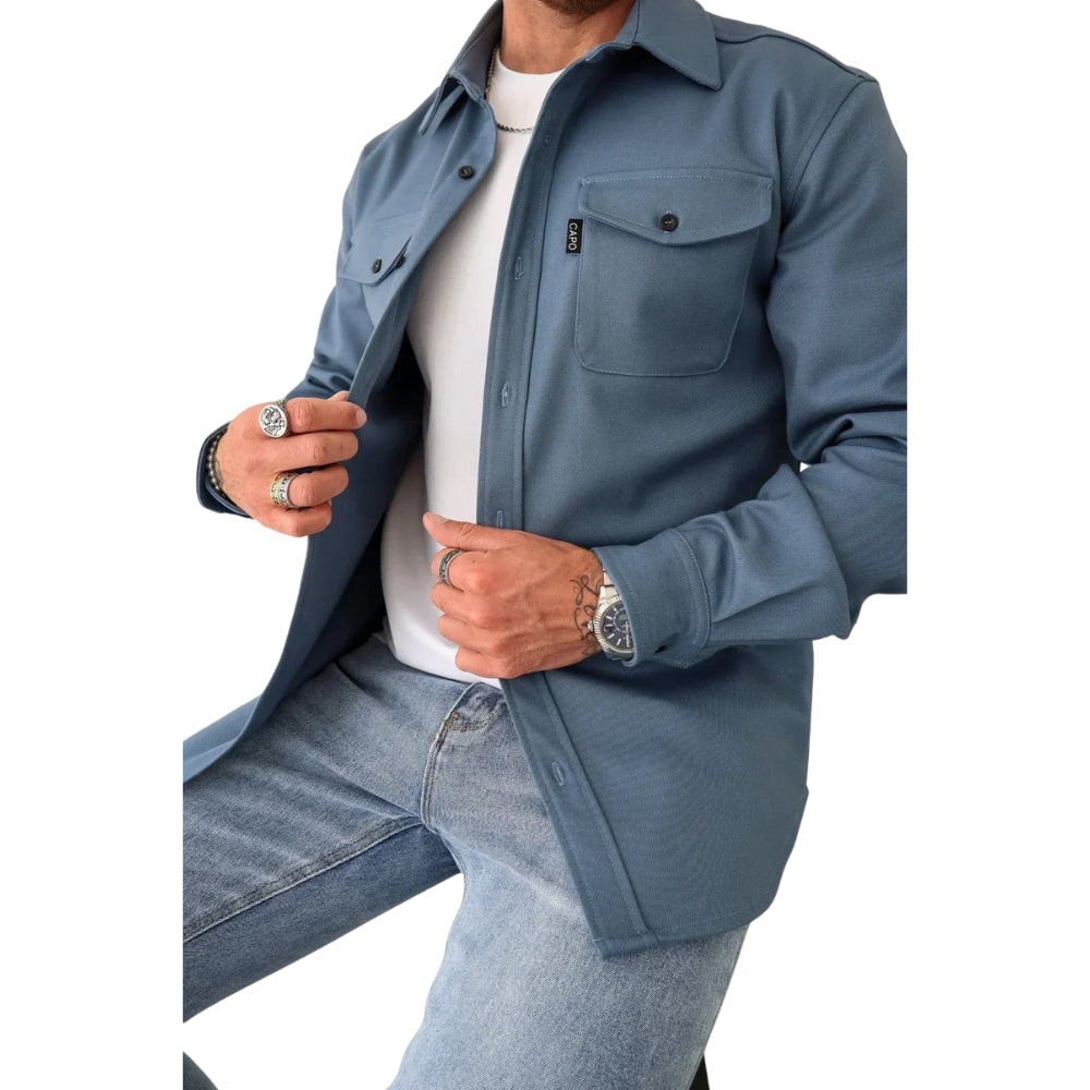 Lorenzo – Moderne Herreskjorte i Klassisk Casual Stil