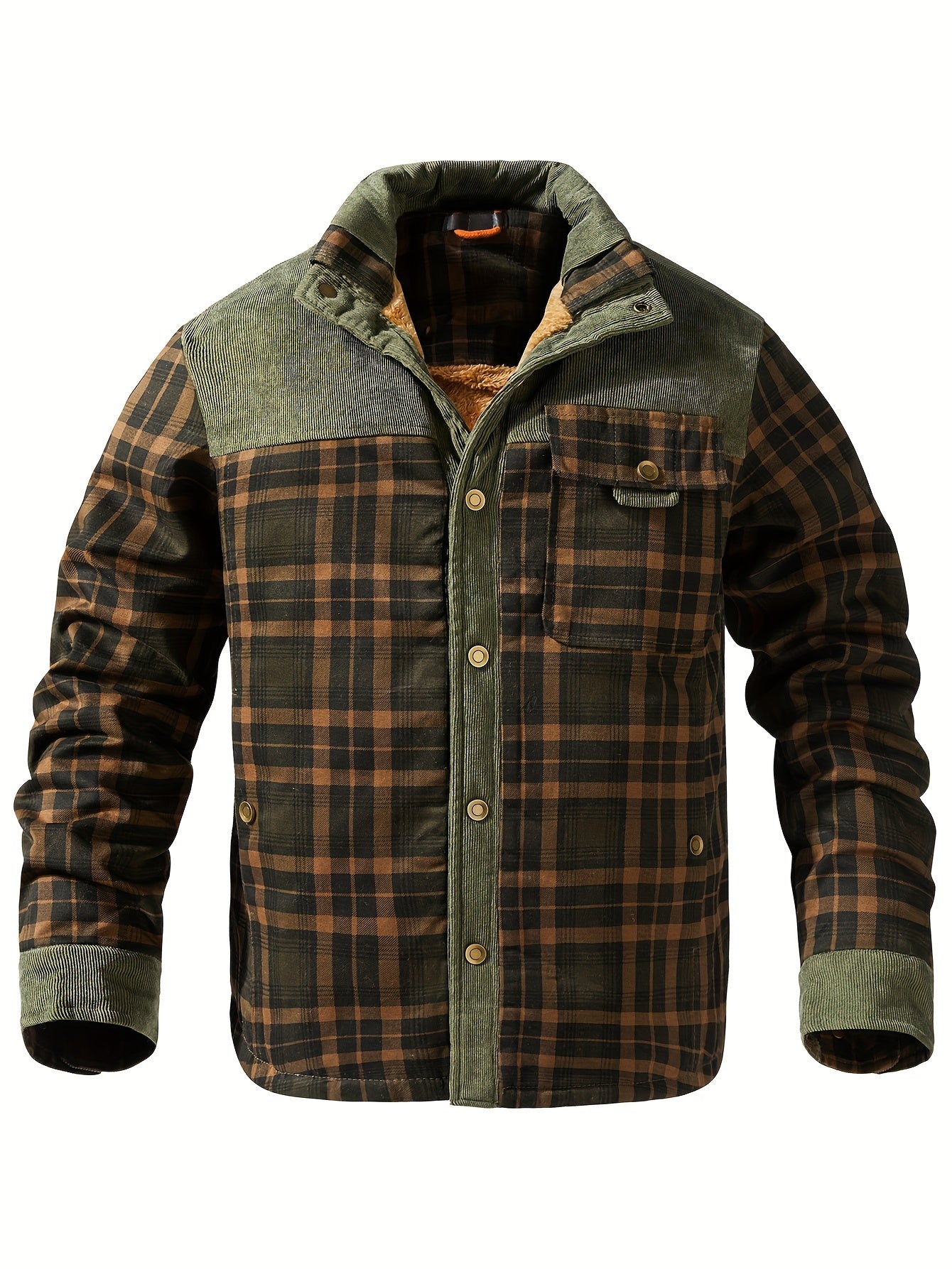 Calvoro – Foret Herreflannelskjorte med Klassisk Tern