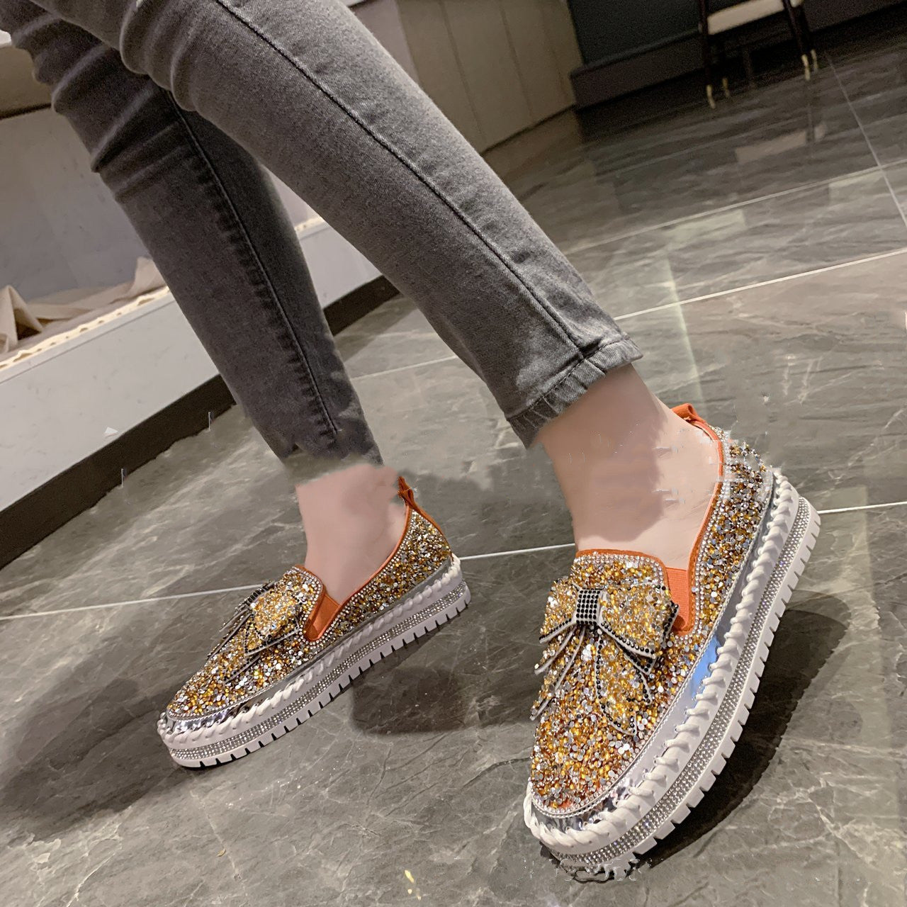 MiaGemma™ Rock Crystal Sneakers