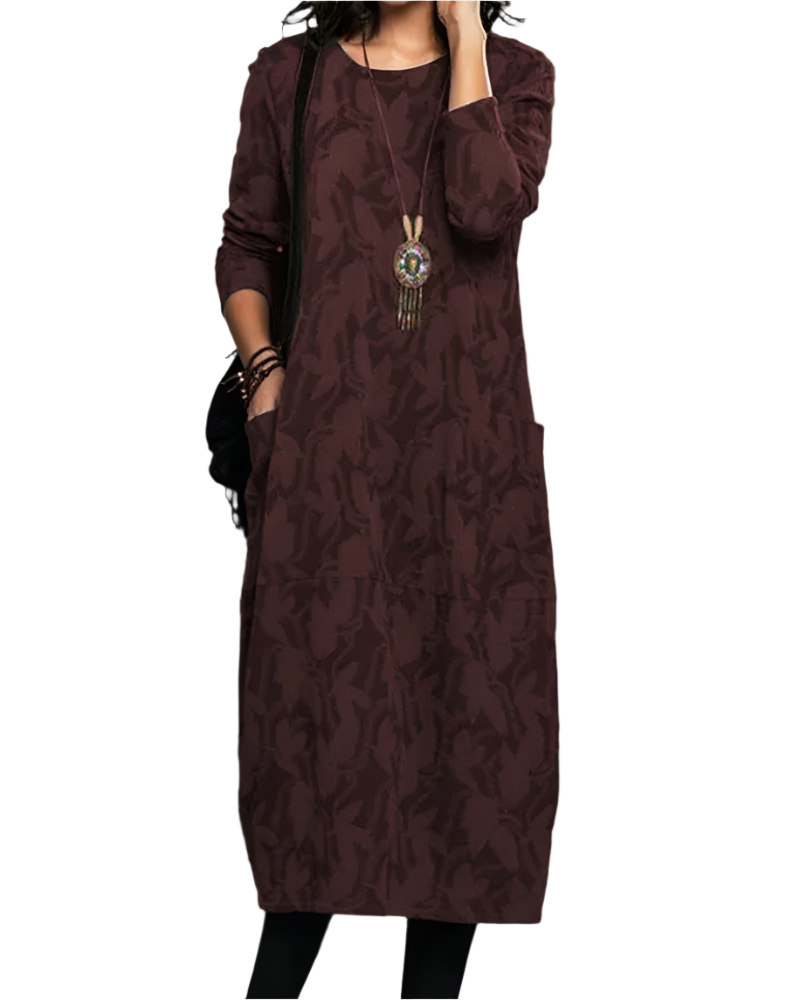 Camilla – Klassisk Lang Kjole til Kvinder