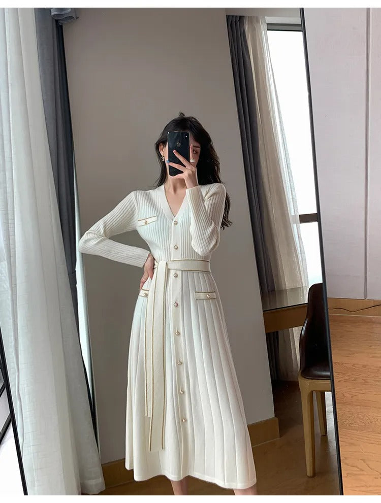 SophiaMoretti Kjole med Sløjfe