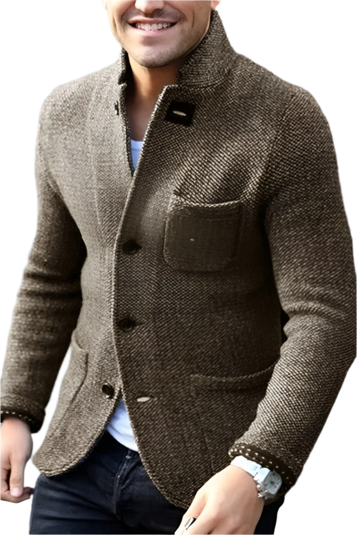Emiliano – Vintage-Inspireret Unisex Klassisk Cardigan