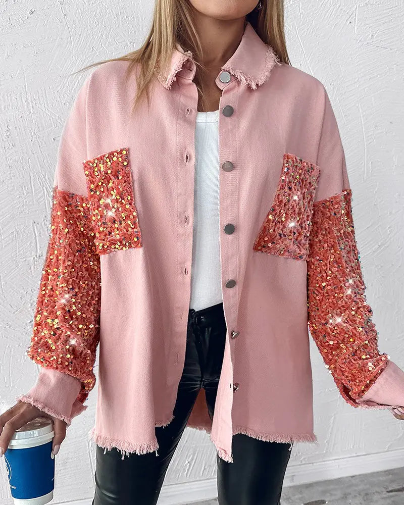 AuroraFiorelli Fluffy patchwork-jakke