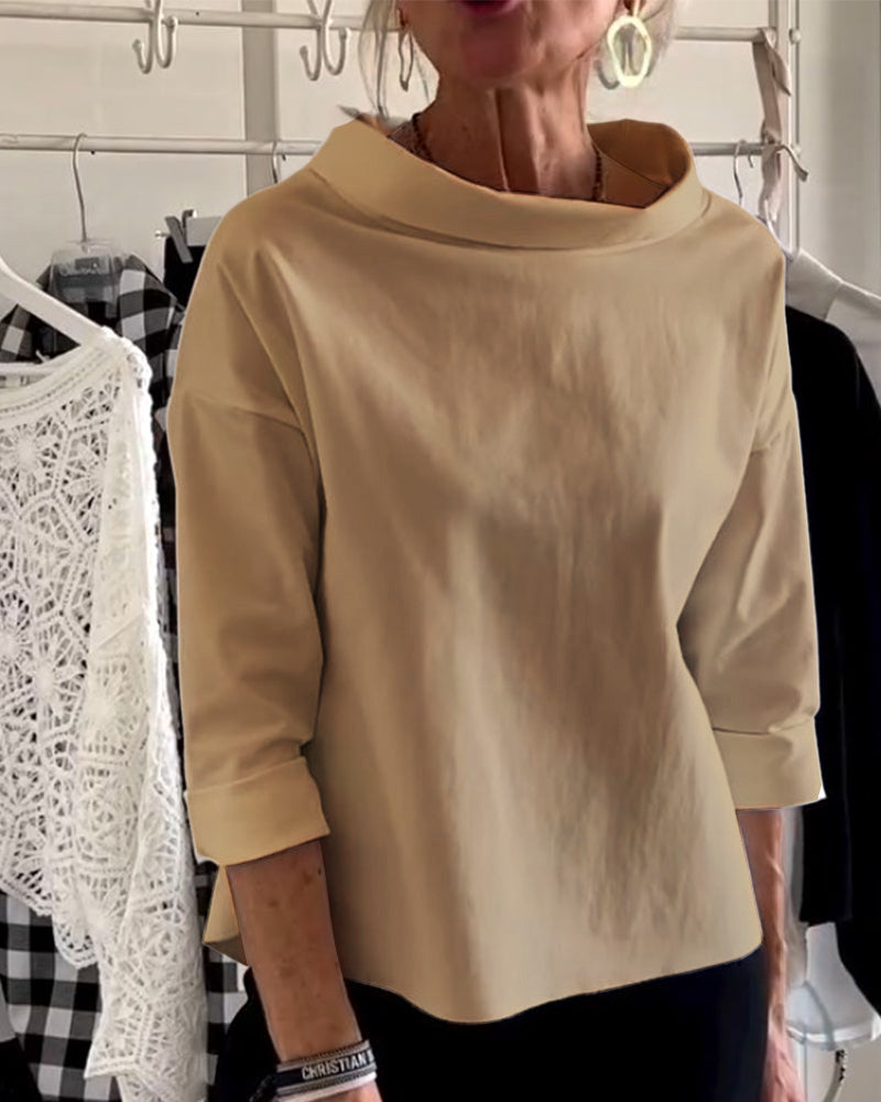 Isabella – Elegant Dame 3/4 Ærme Top