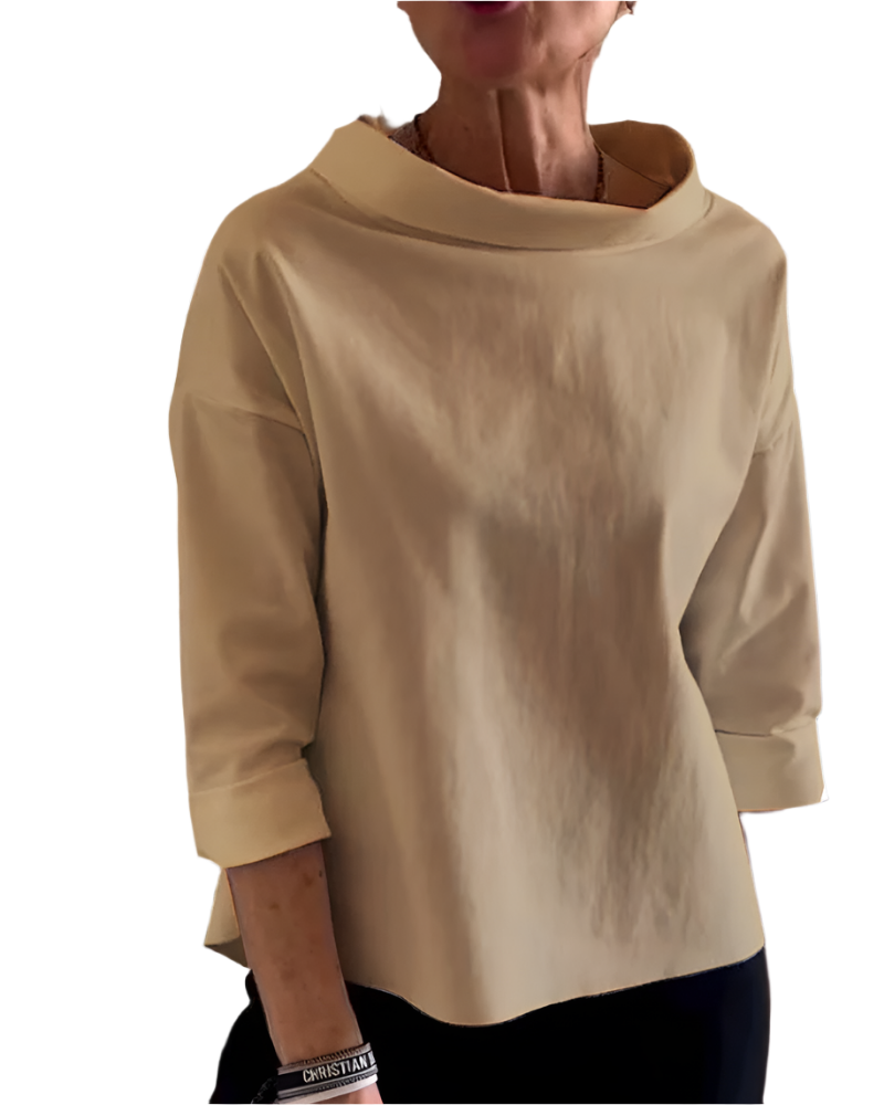 Isabella – Elegant Dame 3/4 Ærme Top