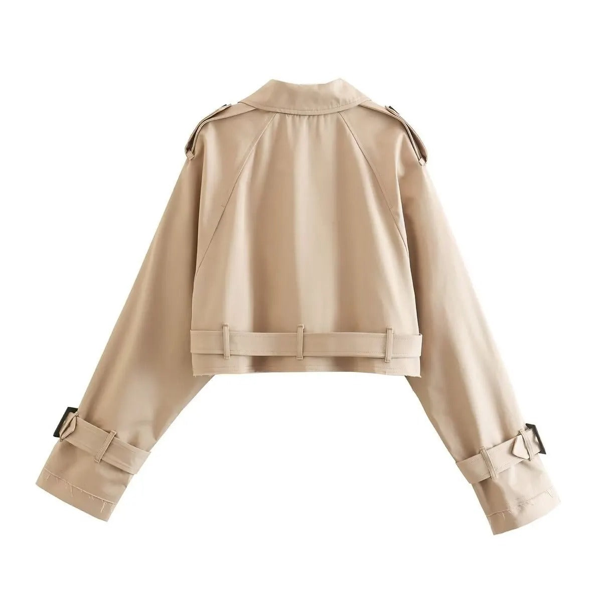 DanieleMonti kort trenchcoat