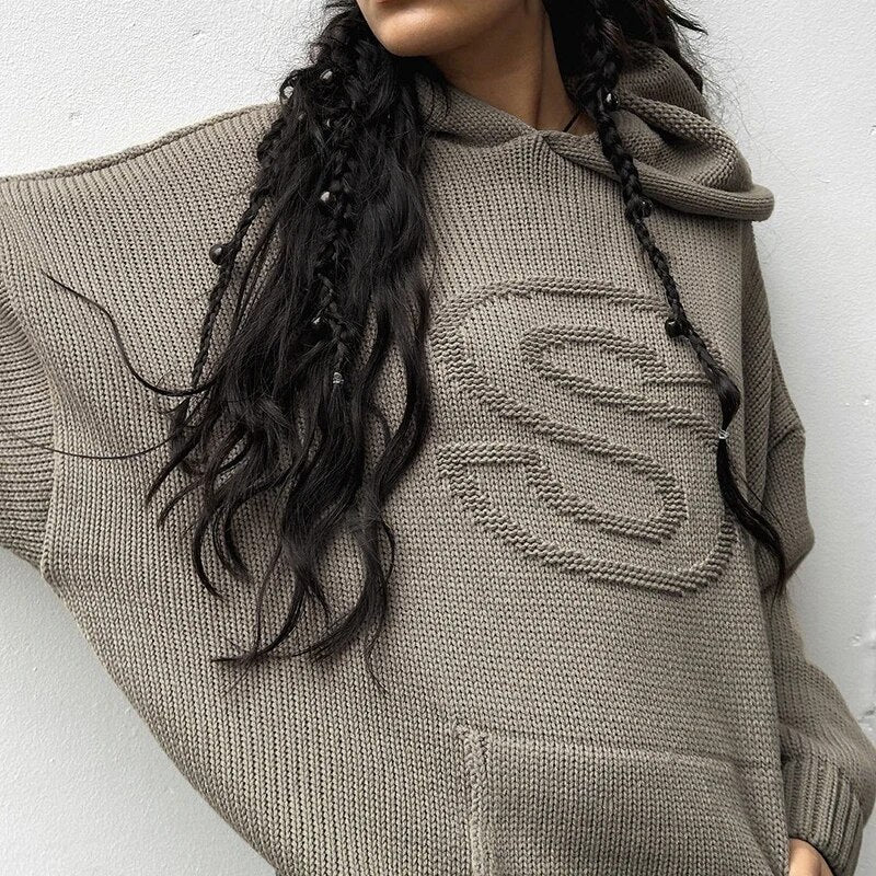 Snugzz | Strikket streetwear-hættetrøje