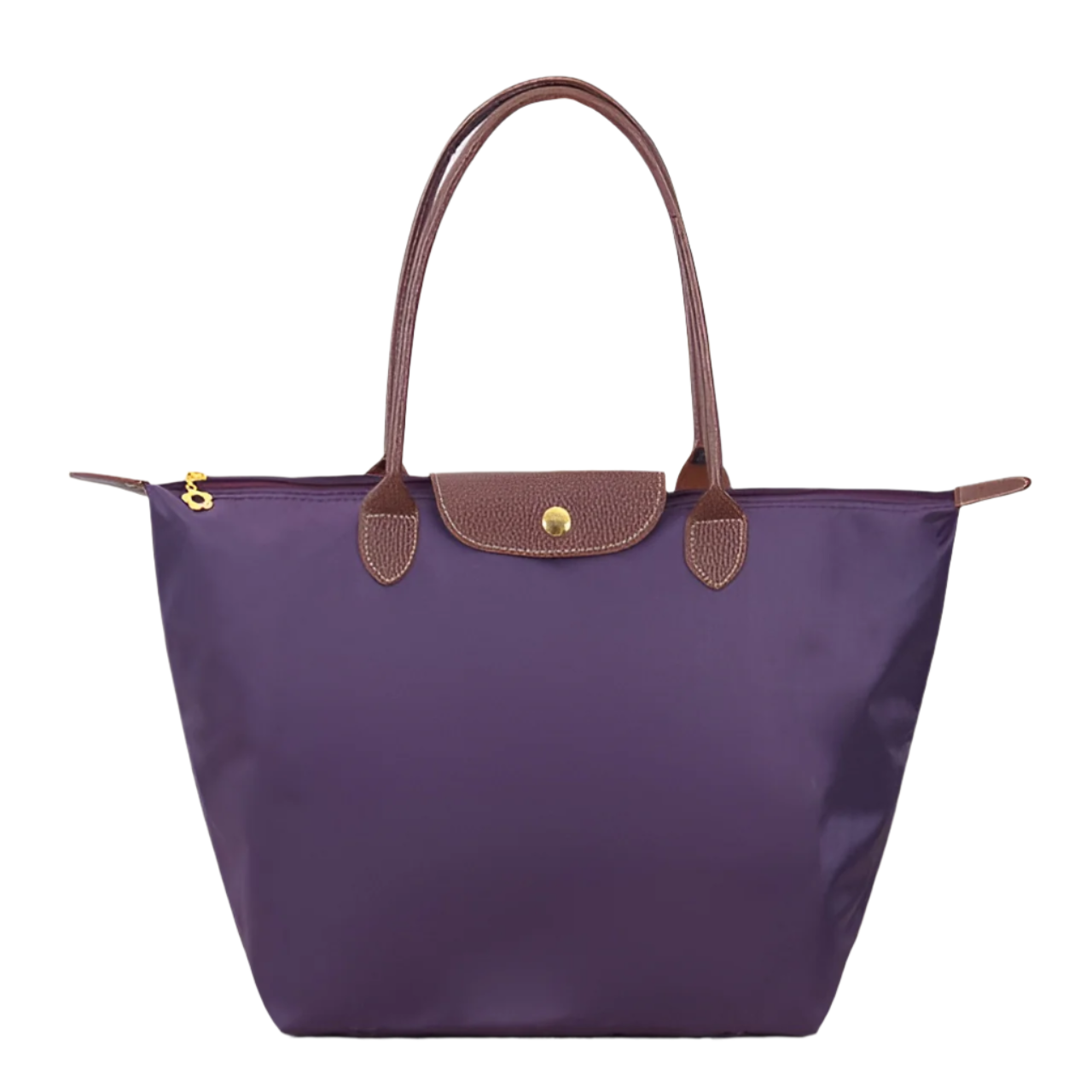 Giulia – Struktureret Dame Skuldertaske i Oxford-Stil