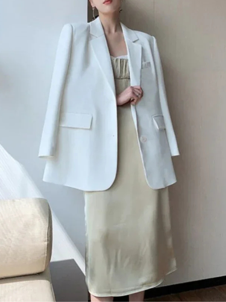 DarioSarti Slim Fit Lang Blazer til kvinder