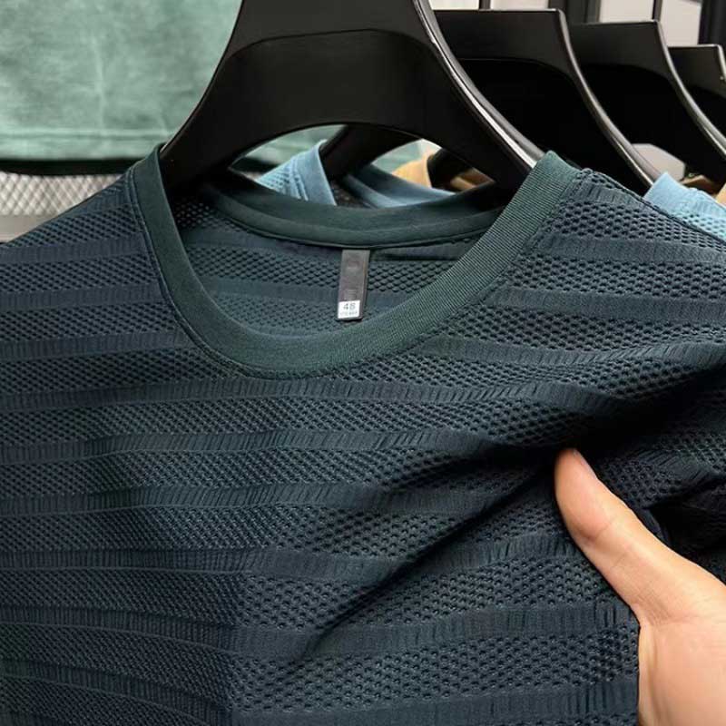 MatteoCaruso Ice Mesh-T-shirt