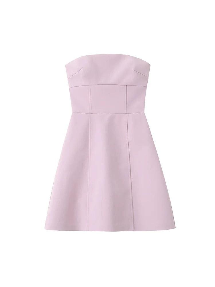 AntonellaVieri Lyserød Minikjole til kvinder