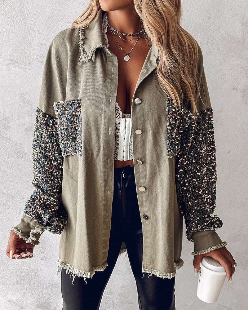 AuroraFiorelli Fluffy patchwork-jakke