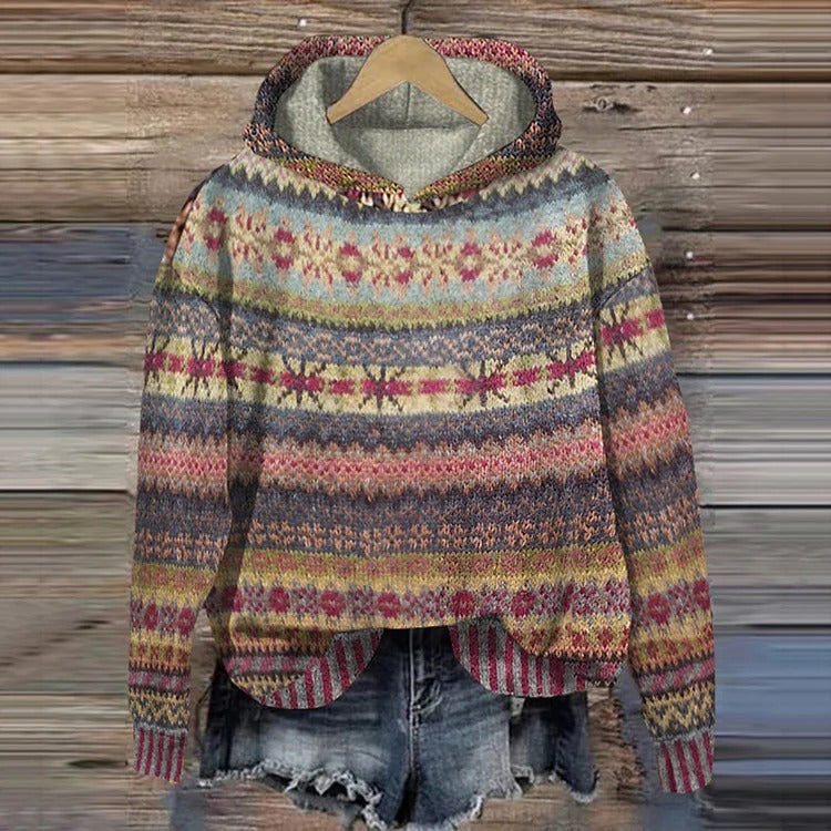 LucaRoma Retro Hoodie til kvinder