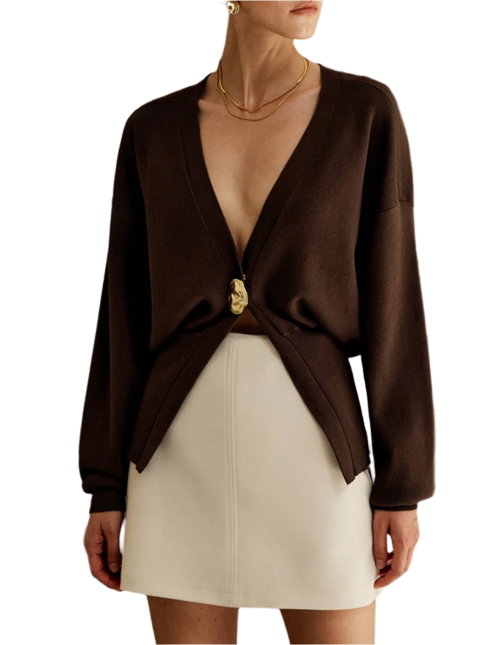 Chiara – Elegant Cardigan med Knapper til Kvinder