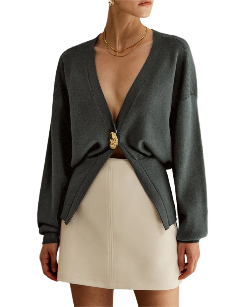 Chiara – Elegant Cardigan med Knapper til Kvinder