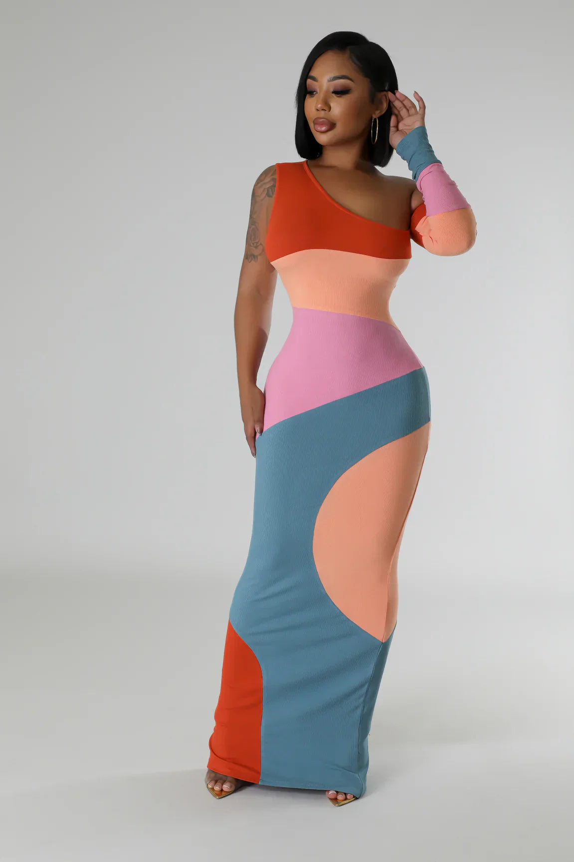 CarlottaBianchi Abstrakt maxikjole