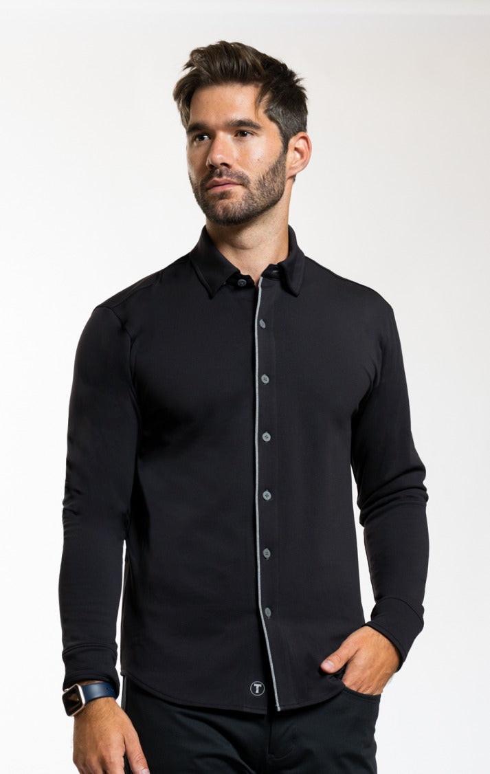 GiuseppeRossi Poloshirt Med Knapper
