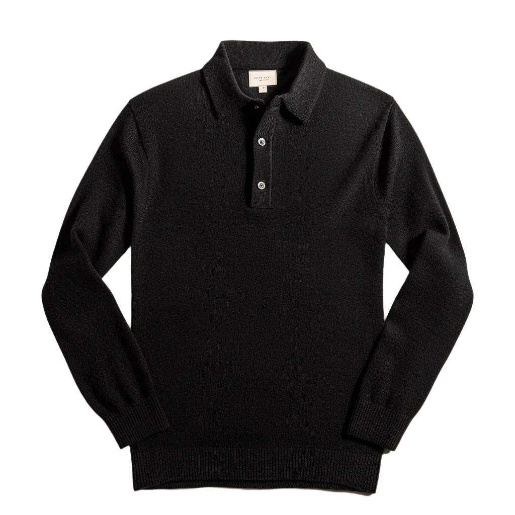Lorenzo – Strikket Polo Sweater til Mænd